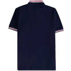 Fila Vintage Faraz Tipped Rib Polo Shirt - Fila Navy -Emporio Clothing Shop fila vintage faraz tipped rib polo shirt fila navy p57700 843079 image