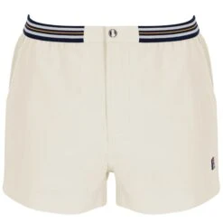 Fila Vintage Hightide 4 Terry Pocket Stripe Shorts - Egret