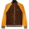 Fila Vintage Liston Colour Block Velour Track Top - Potting Soil 2 Fila Vintage Liston Colour Block Velour Track Top - Potting Soil -Emporio Clothing Shop fila vintage liston colour block velour track top potting soil p60720 900697 image