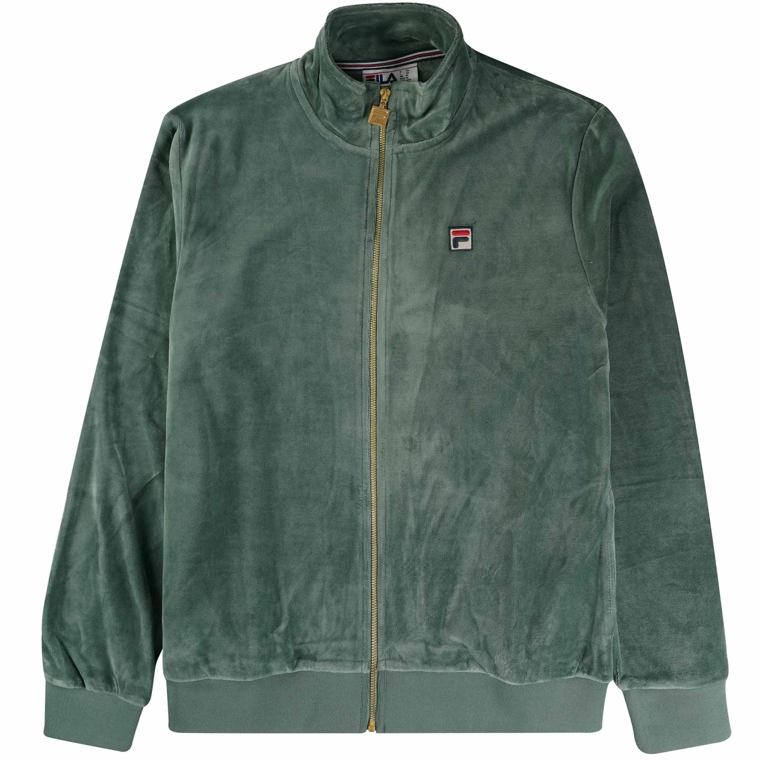 Fila Vintage Marc Velour Track Jacket - Dark Forest 3 Fila Vintage Marc Velour Track Jacket - Dark Forest