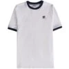Fila Vintage Marconi Essential Ringer T-Shirt - White