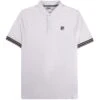 Fila Vintage Omari Heritage Stripe Polo Shirt - White -Emporio Clothing Shop fila vintage omari heritage stripe polo shirt white p59799 885008 image