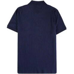 Fila Vintage Rufus Textured Stripe Polo - Fila Navy -Emporio Clothing Shop fila vintage rufus textured stripe polo fila navy p60885 903632 image