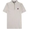Fila Vintage Rufus Textured Stripe Polo - Gardenia -Emporio Clothing Shop fila vintage rufus textured stripe polo gardenia p60884 903590 image