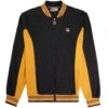 Fila Vintage Settanta Baseball Track Jacket - Black And Yam -Emporio Clothing Shop fila vintage settanta baseball track jacket black and yam p60291 890705 image