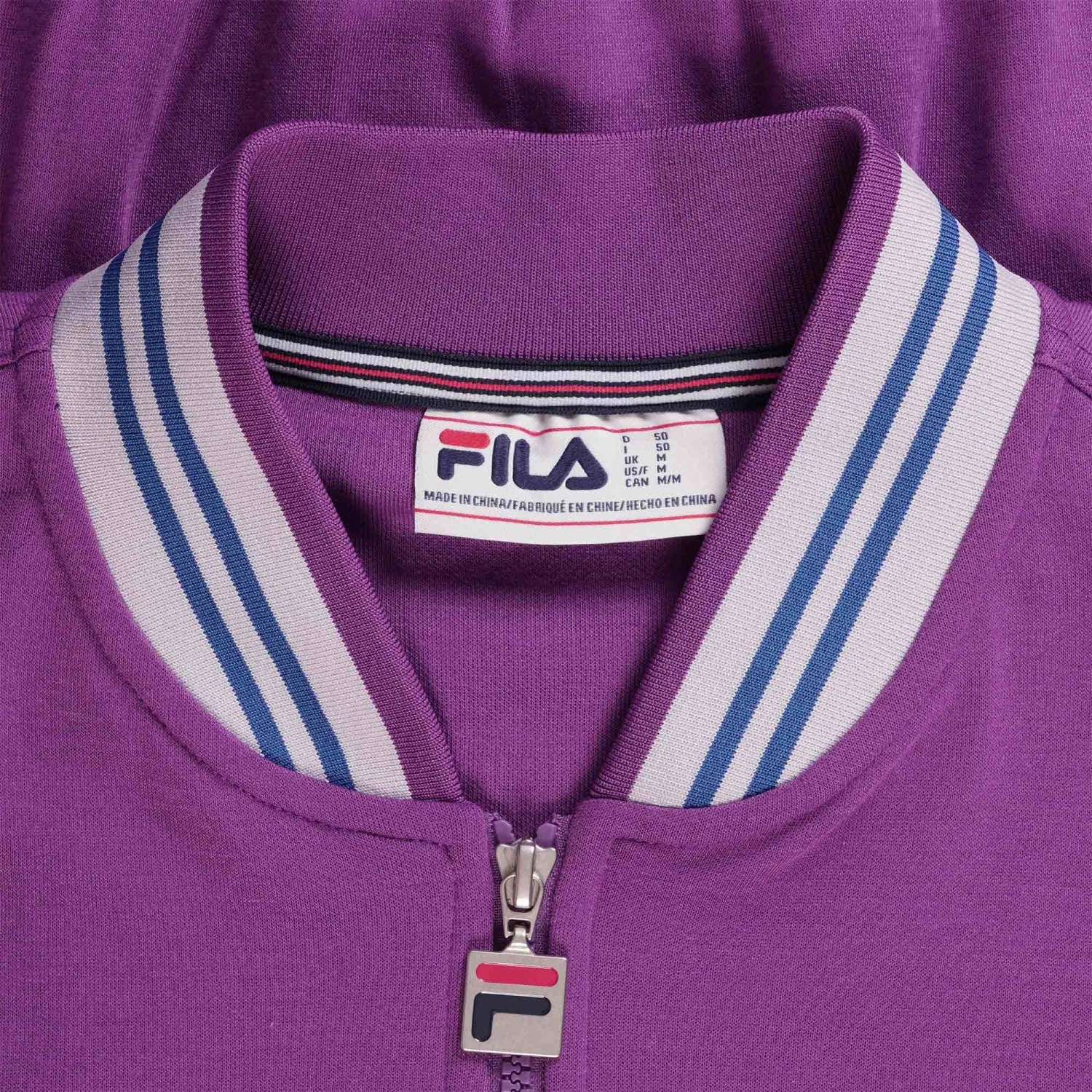 Fila Vintage Settanta Baseball Track Jacket - Sunset Purple 4 Fila Vintage Settanta Baseball Track Jacket - Sunset Purple - Image 2