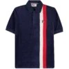 Fila Vintage Terra Colour Blocked Velour Polo - Fila Navy -Emporio Clothing Shop fila vintage terra colour blocked velour polo fila navy p60721 900773 image