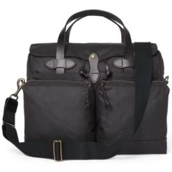 Filson 24HR Tin Cloth Briefcase - Cinder