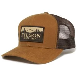 Filson Logger Mesh Cap - Dark Tan