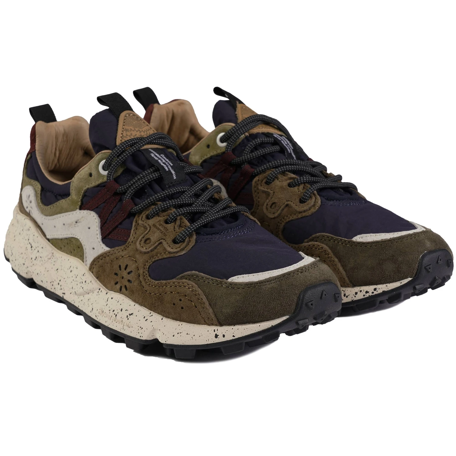 Flower Mountain Yamano 3 - Brown And Navy 4 Flower Mountain Yamano 3 - Brown And Navy - Image 2