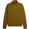 Fred Perry 1/2 Zip Track Top - Dark Caramel 2 Fred Perry 1/2 Zip Track Top - Dark Caramel -Emporio Clothing Shop fred perry 1 2 zip track top dark caramel p59578 878743 image