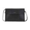 Fred Perry Burnished Leather Sacoche Bag - Black -Emporio Clothing Shop fred perry burnished leather sacoche bag black p58881 859209 image
