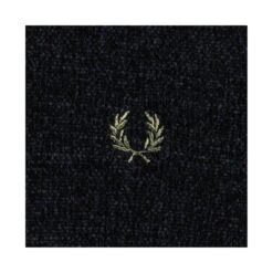Fred Perry Chenille Rib Jumper - Black -Emporio Clothing Shop fred perry chenille rib jumper black p60590 895390 image