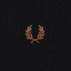 Fred Perry Classic Zip Through Cardigan - Black -Emporio Clothing Shop fred perry classic zip through cardigan black p60309 885611 image