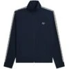 Fred Perry Contrast Tape Track Jacket - Navy 2 Fred Perry Contrast Tape Track Jacket - Navy -Emporio Clothing Shop fred perry contrast tape track jacket navy p58941 870623 image
