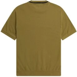 Fred Perry Crew Neck Pique T-Shirt - Shaded Stone -Emporio Clothing Shop fred perry crew neck pique t shirt shaded stone p58222 849416 image