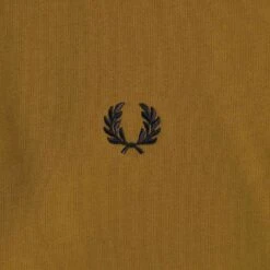 Fred Perry Crew Neck Sweatshirt - Dark Caramel -Emporio Clothing Shop fred perry crew neck sweatshirt dark caramel p59582 878773 image