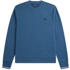 Fred Perry Crew Neck Sweatshirt - Midnight