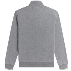Fred Perry Half Zip Sweatshirt - Steel Marl -Emporio Clothing Shop fred perry half zip sweatshirt steel marl p59472 876958 image