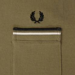 Fred Perry Jersey Pocket T-Shirt - Shaded Stone -Emporio Clothing Shop fred perry jersey pocket t shirt shaded stone p58271 849551 image
