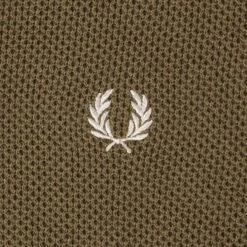 Fred Perry K5 Textured Front Knitted Henley - Shaded Stone -Emporio Clothing Shop fred perry k5 textured front knitted henley shaded stone p57393 830739 image