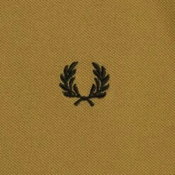 Fred Perry M3600 Twin Tipped Polo Shirt - Dark Caramel -Emporio Clothing Shop fred perry m3600 twin tipped polo shirt dark caramel p59480 877135 image