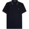 Fred Perry M3600 Twin Tipped Polo Shirt - Navy -Emporio Clothing Shop fred perry m3600 twin tipped polo shirt navy p59473 877317 image