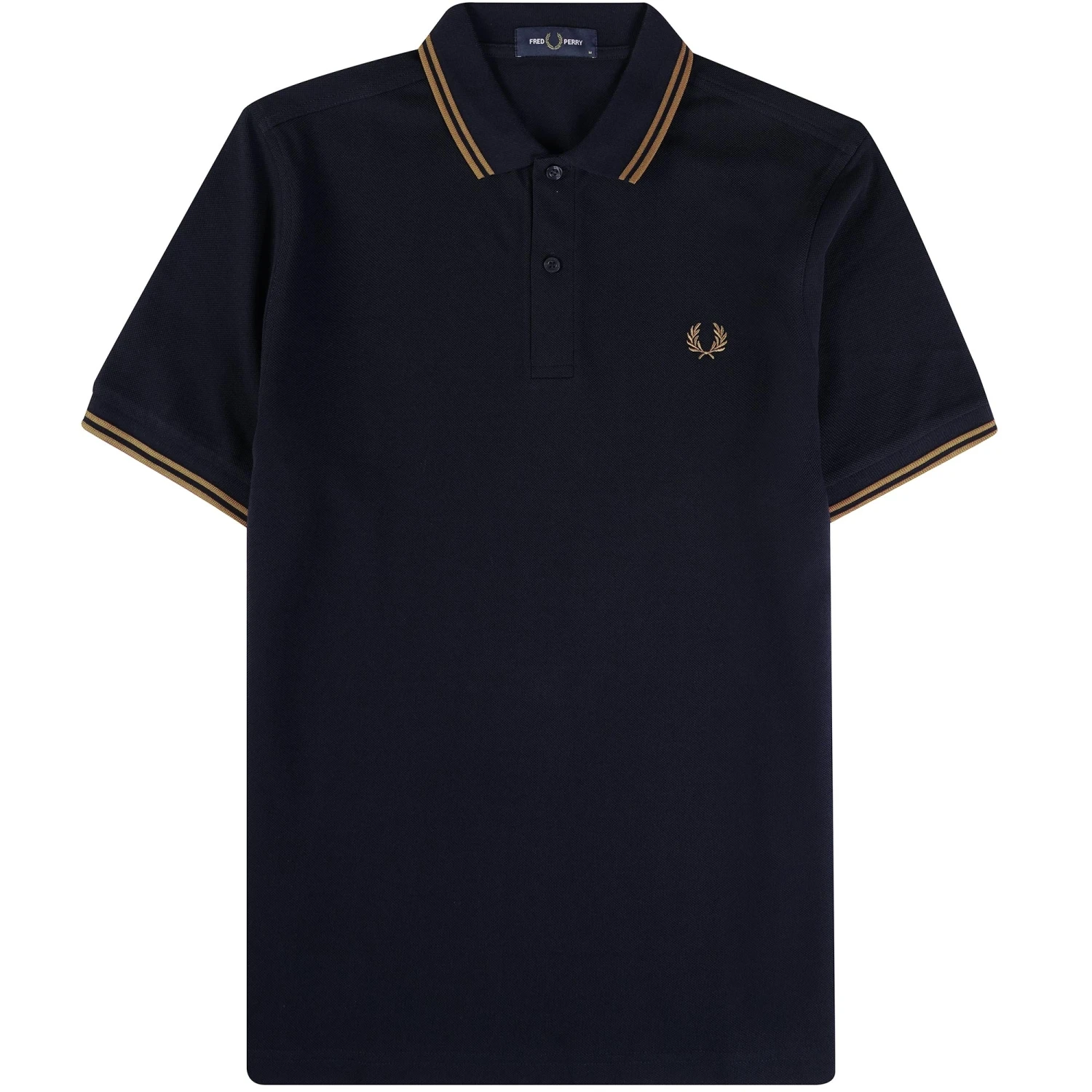 Fred Perry M3600 Twin Tipped Polo Shirt - Navy 3 Fred Perry M3600 Twin Tipped Polo Shirt - Navy