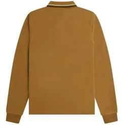 Fred Perry M3636 Long Sleeve Polo Shirt - Dark Caramel 9 Fred Perry M3636 Long Sleeve Polo Shirt - Dark Caramel -Emporio Clothing Shop fred perry m3636 long sleeve polo shirt dark caramel p59485 877635 image