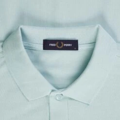Fred Perry M6000 Plain Polo Shirt - Light Ice -Emporio Clothing Shop fred perry m6000 plain polo shirt light ice p58953 863322 image