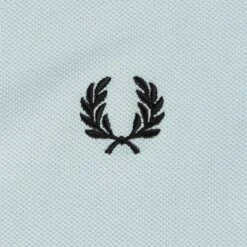 Fred Perry M6000 Plain Polo Shirt - Light Ice -Emporio Clothing Shop fred perry m6000 plain polo shirt light ice p58953 863327 image