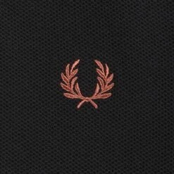 Fred Perry Panelled Long Sleeve Polo Shirt - Black -Emporio Clothing Shop fred perry panelled long sleeve polo shirt black p60972 900099 image