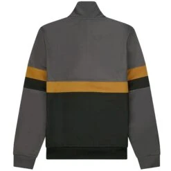 Fred Perry Panelled Track Jacket - Gunmetal Grey -Emporio Clothing Shop fred perry panelled track jacket gunmetal grey p53763 772914 image