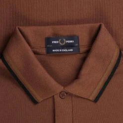 Fred Perry Reissues M12 Twin Tipped Polo Shirt - Burgundy -Emporio Clothing Shop fred perry reissues m12 twin tipped polo shirt burgundy p59471 877400 image