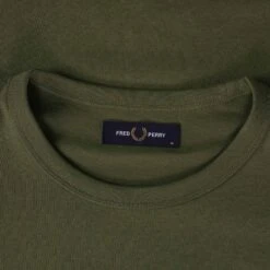 Fred Perry Ringer T-Shirt - Uniform Green -Emporio Clothing Shop fred perry ringer t shirt uniform green p58213 849630 image