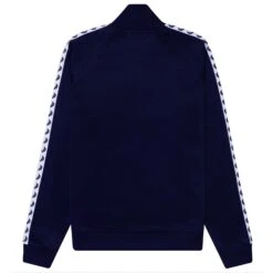 Fred Perry Taped Track Jacket - Carbon Blue -Emporio Clothing Shop fred perry taped track jacket carbon blue p55218 774848 image