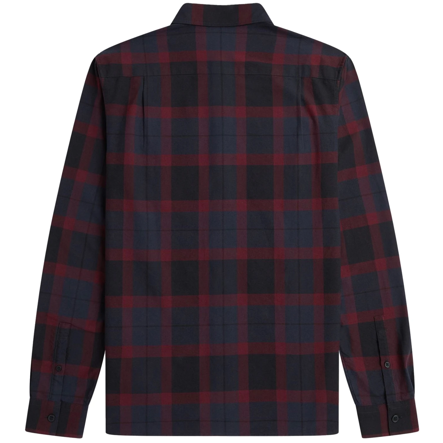 Fred Perry Tartan Shirt - Oxblood 6 Fred Perry Tartan Shirt - Oxblood - Image 4