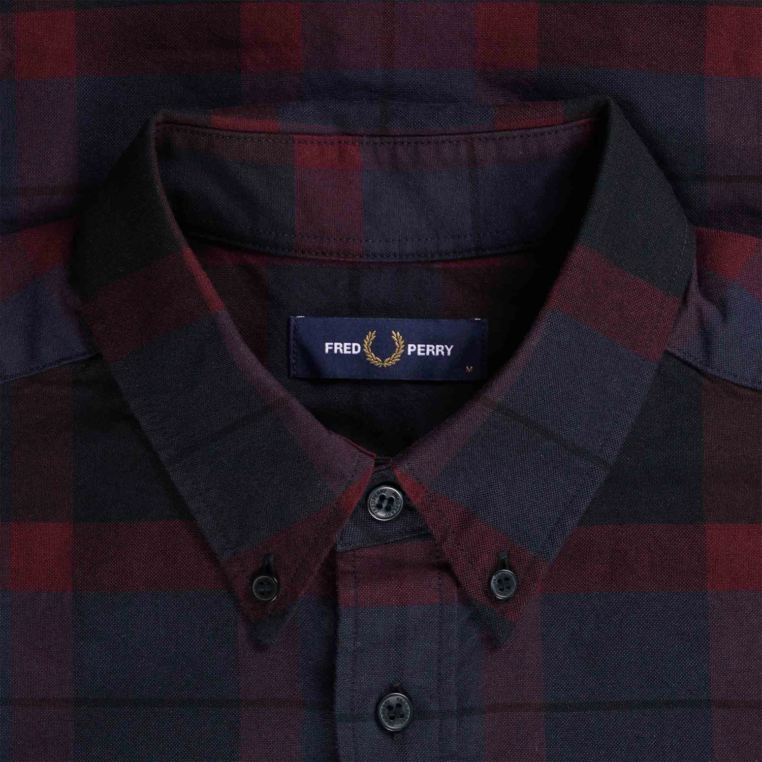Fred Perry Tartan Shirt - Oxblood 4 Fred Perry Tartan Shirt - Oxblood - Image 2