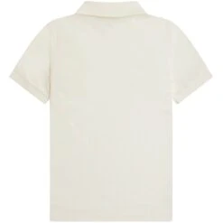 Fred Perry Textured Zip Neck Polo Shirt - Ecru 9 Fred Perry Textured Zip Neck Polo Shirt - Ecru -Emporio Clothing Shop fred perry textured zip neck polo shirt ecru p60588 892892 image