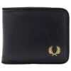 Fred Perry Tonal Billfold Wallet - Black -Emporio Clothing Shop fred perry tonal billfold wallet black p59467 875953 image