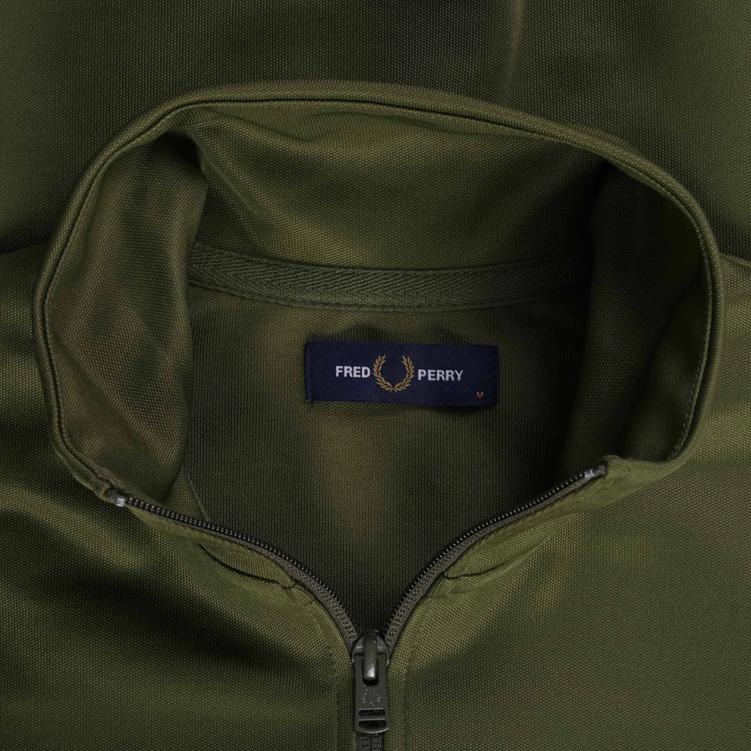 Fred Perry Track Jacket - Uniform Green 4 Fred Perry Track Jacket - Uniform Green - Image 2