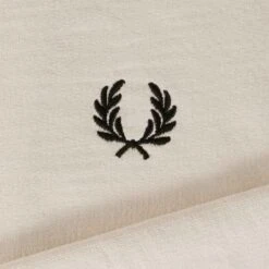 Fred Perry Zip Through Sweatshirt - Ecru 10 Fred Perry Zip Through Sweatshirt - Ecru -Emporio Clothing Shop fred perry zip through sweatshirt ecru p56238 802962 image