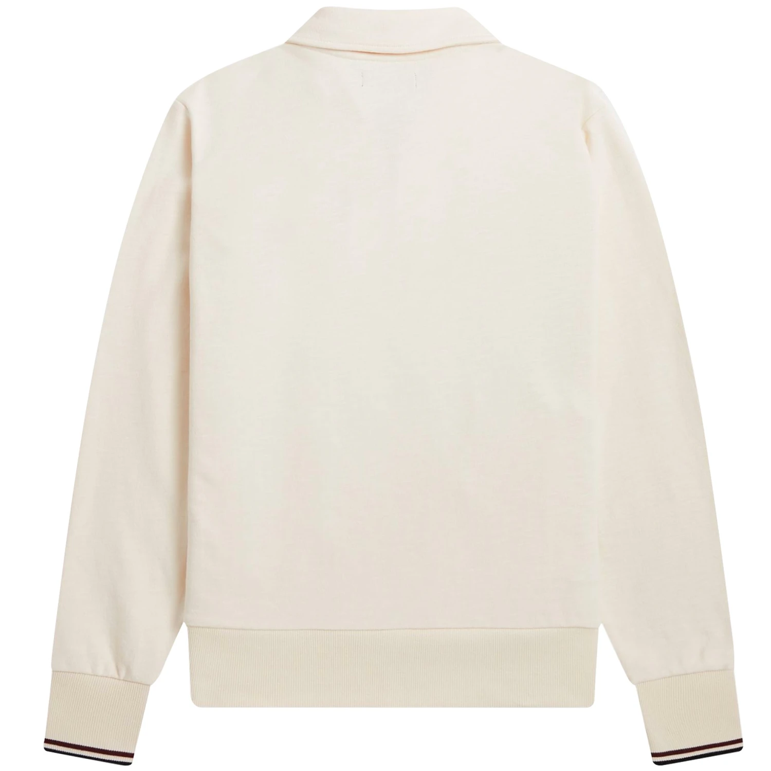 Fred Perry Zip Through Sweatshirt - Ecru 7 Fred Perry Zip Through Sweatshirt - Ecru - Image 5