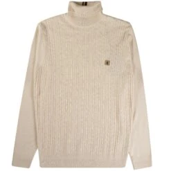 Gabicci Vintage 1973 Leonardo Turtle Neck - Cream