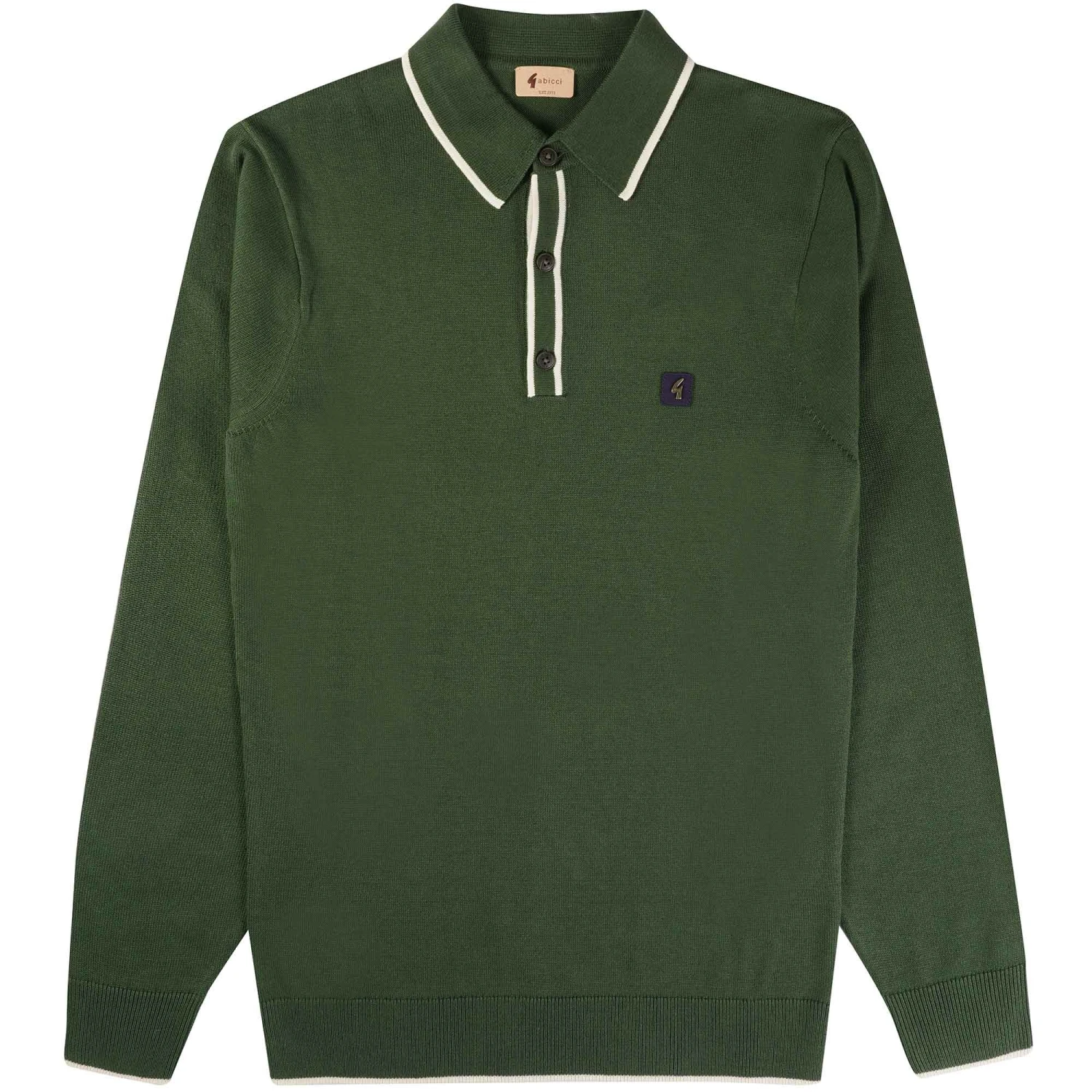 Gabicci Vintage 1973 Lineker Polo Shirt - Forest 3 Gabicci Vintage 1973 Lineker Polo Shirt - Forest