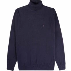 Gabicci Vintage 1973 Ricardo Roll Neck Jumper - Navy