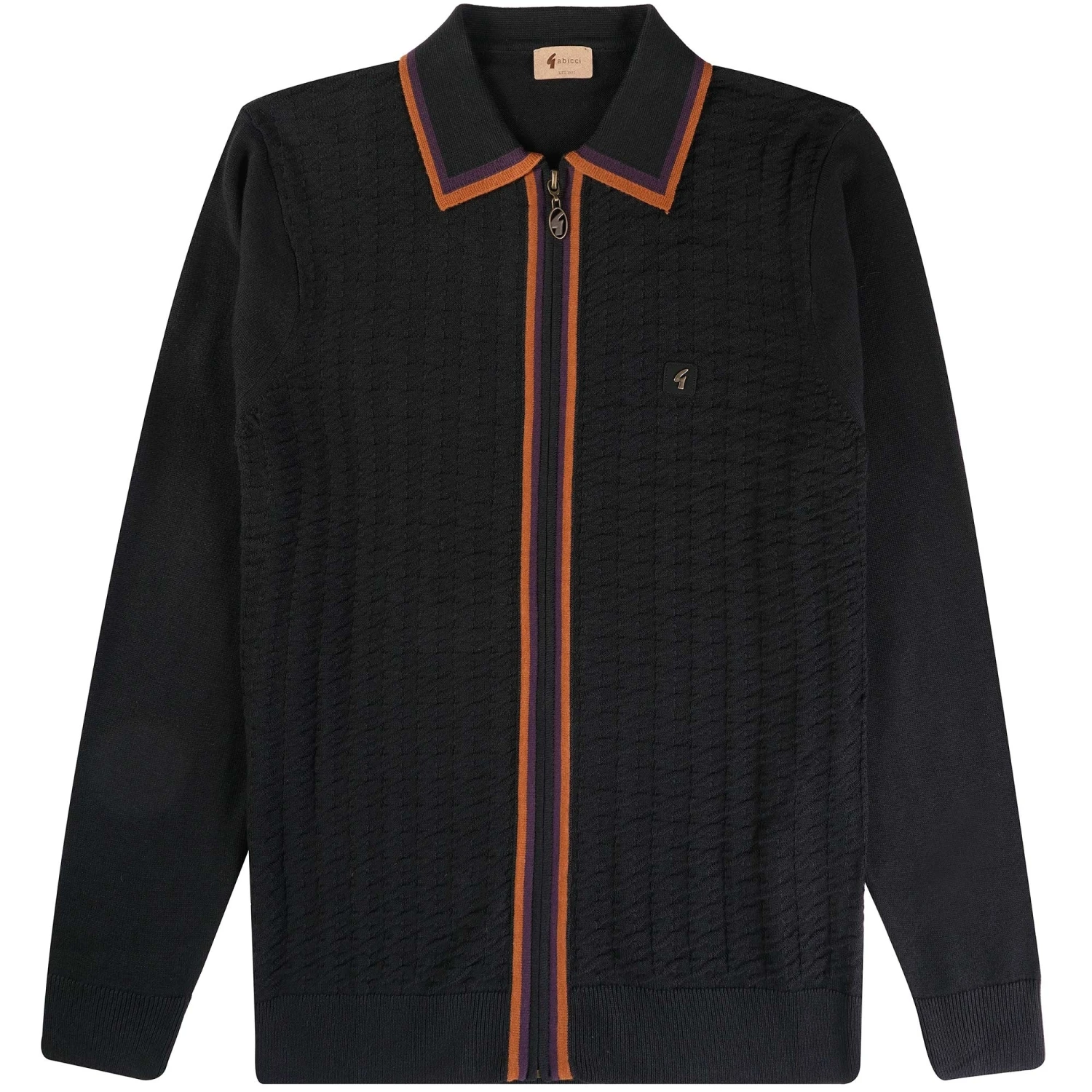 Gabicci Vintage 1973 Templo Polo Shirt - Black 3 Gabicci Vintage 1973 Templo Polo Shirt - Black