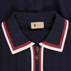 Gabicci Vintage 1973 Templo Polo Shirt - Navy -Emporio Clothing Shop gabicci vintage 1973 templo polo shirt navy p60776 901917 image