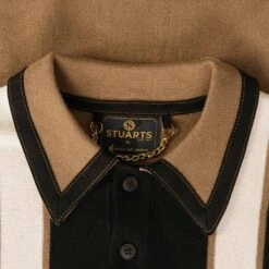 Gabicci Vintage 1973 X Stuarts Searle Polo Shirt - Camel -Emporio Clothing Shop gabicci vintage 1973 x stuarts searle polo shirt camel p58625 857227 image