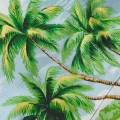 Go Barefoot Convertible-Collar Printed Cotton Shirt - Fiji Powder -Emporio Clothing Shop go barefoot convertible collar printed cotton shirt fiji powder p60515 886696 image